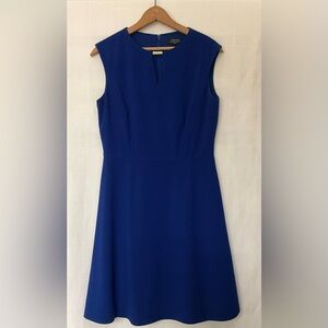 Tahari Cobalt Blue Midi Dress